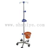 不銹鋼扶手帶桶輸液架