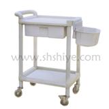 豪華全塑醫(yī)用多功能推車 