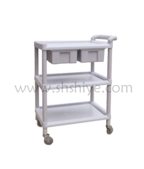 豪華全塑醫(yī)用多功能推車 