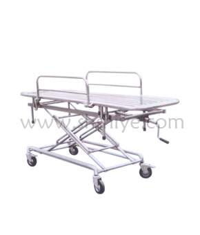 不銹鋼升降式擔(dān)架車