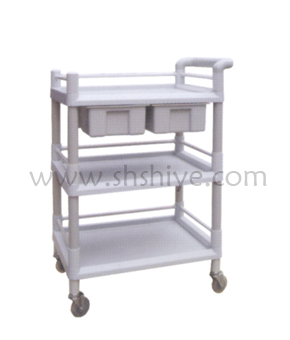 豪華全塑醫(yī)用多功能推車 